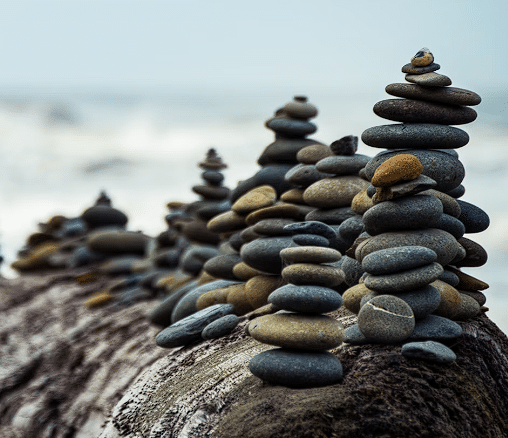 Kamenčići na obali mora